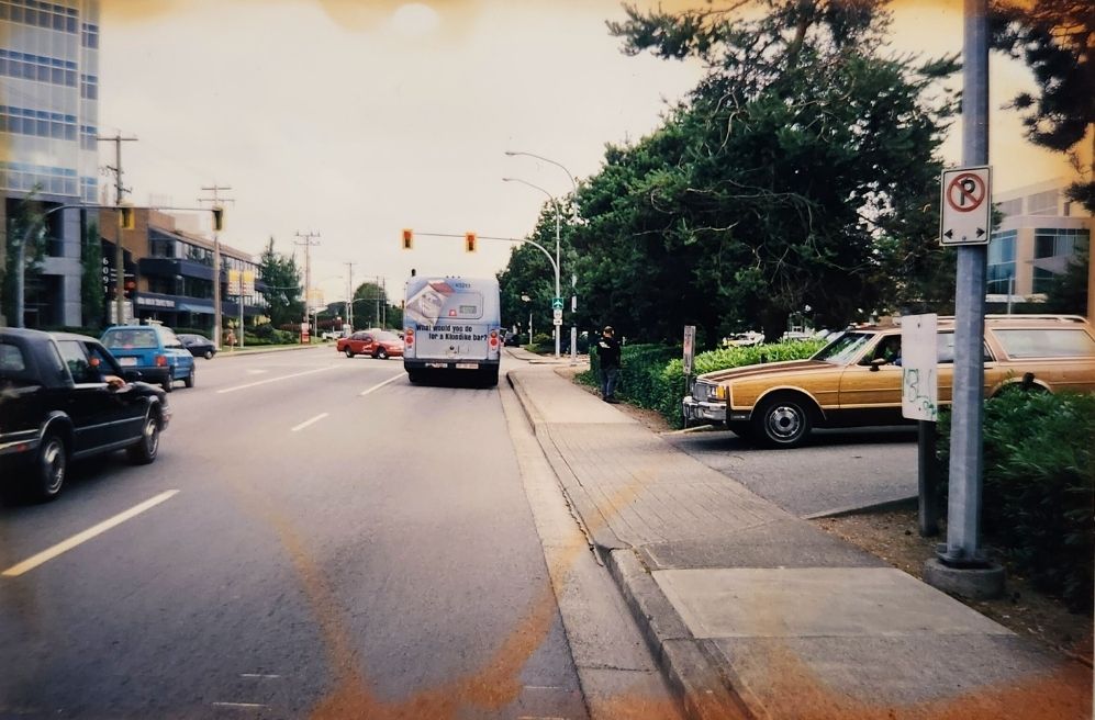 Historic image of landscaping around Richmond Hospital